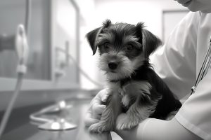 dog, human, vet, clinic, vaccination, love, caution, animal, affection, pet, friendship, woman, doctor, ai generated