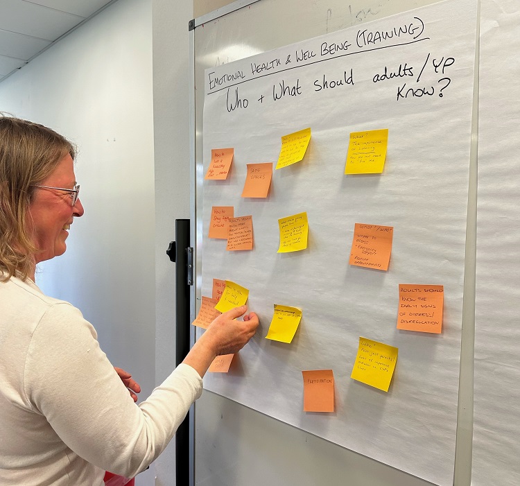 Discussing emotional health and wellbeing