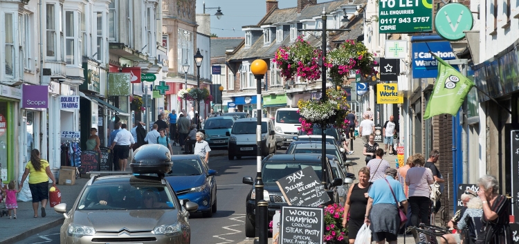 Camborne town centre