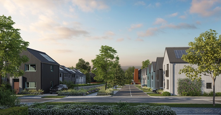 How homes at West Carclaze Garden Village will look
