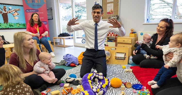 Prime Minister Rishi Sunak at St Austell Family Hub
