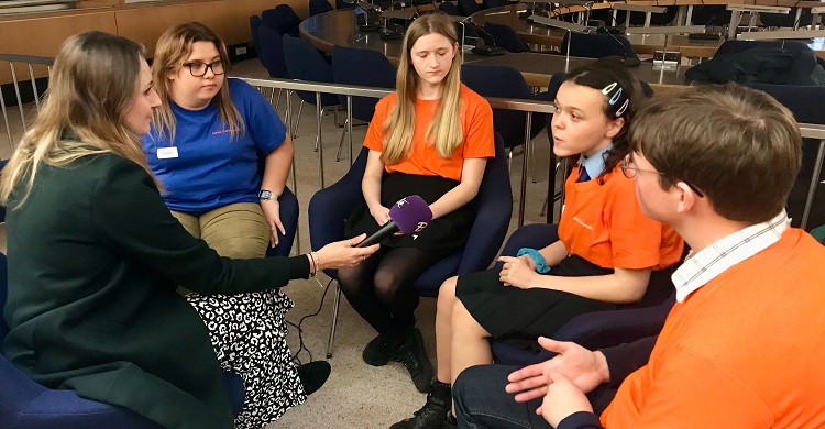 Young people talk to Pirate FM at the Annual Conversation