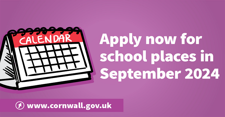Apply now for school places in September 2024