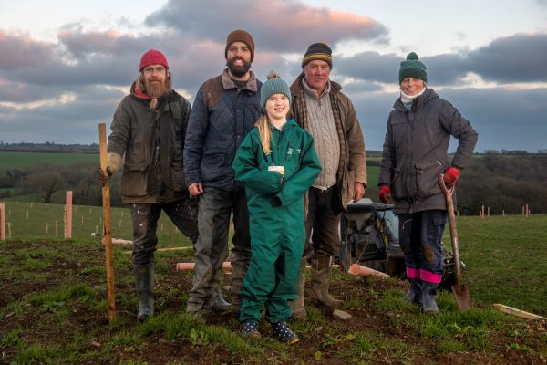 Treeplanting at Rosuick Farm