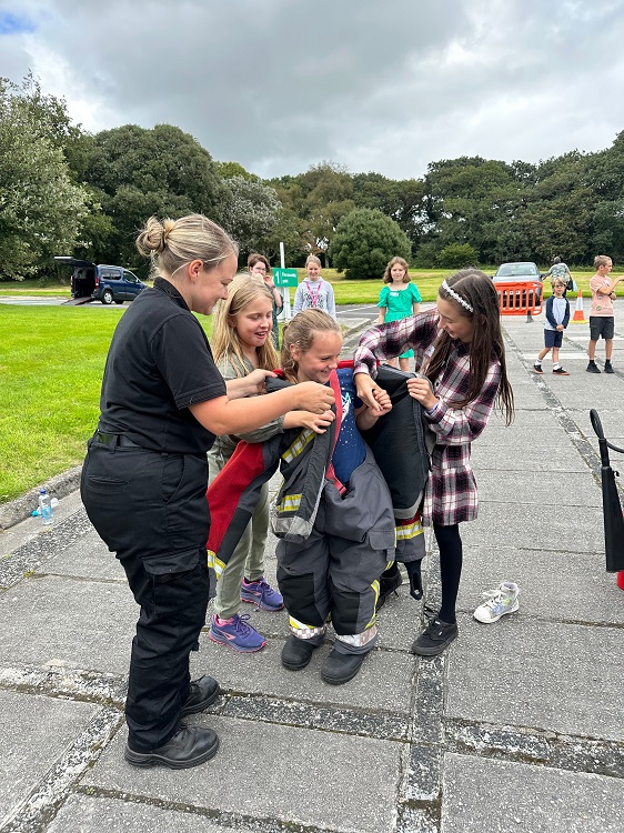 Cornwall Youth Council members enjoy the Fun Day