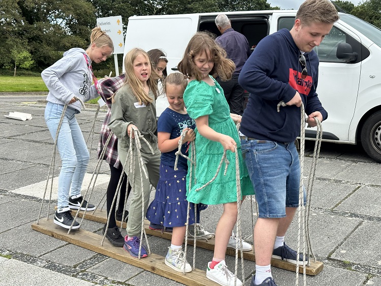 Cornwall Youth Council members enjoy the Fun Day