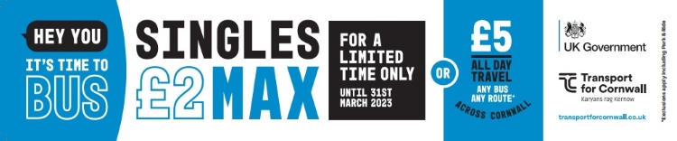 Single journey bus fare capped at £2 from January 1 2023