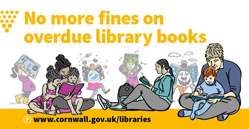 No more fines on overdue library books graphic