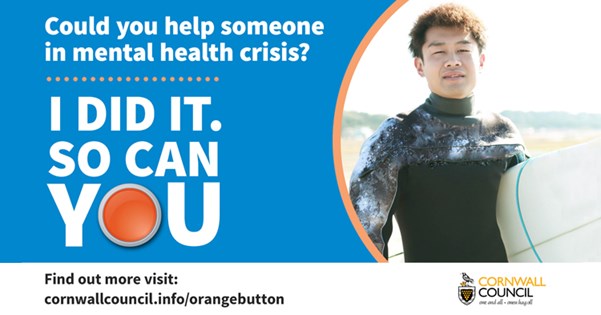 Orange Button Scheme. Could you help someone in mental health crisis?