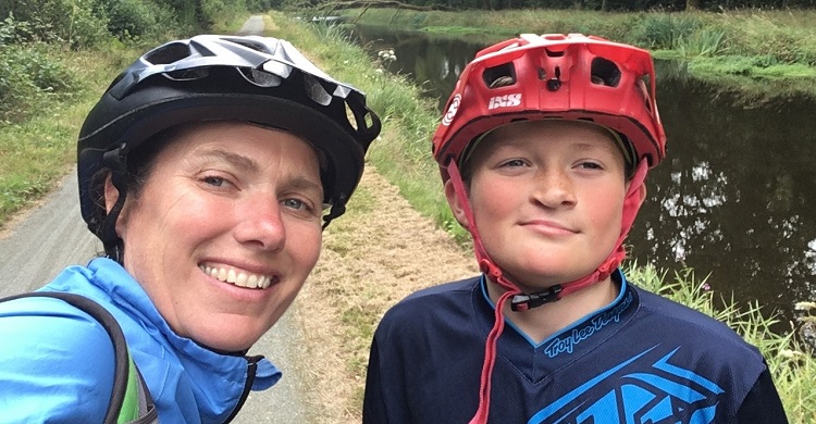 Heather Williams and her son Olly