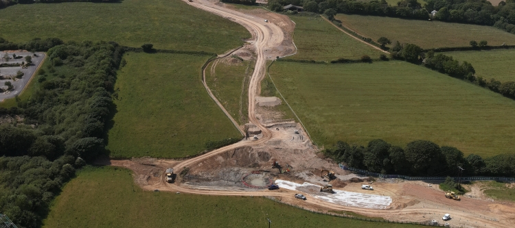 Fordh Langarth construction of new road
