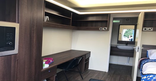 The interior of the cabins