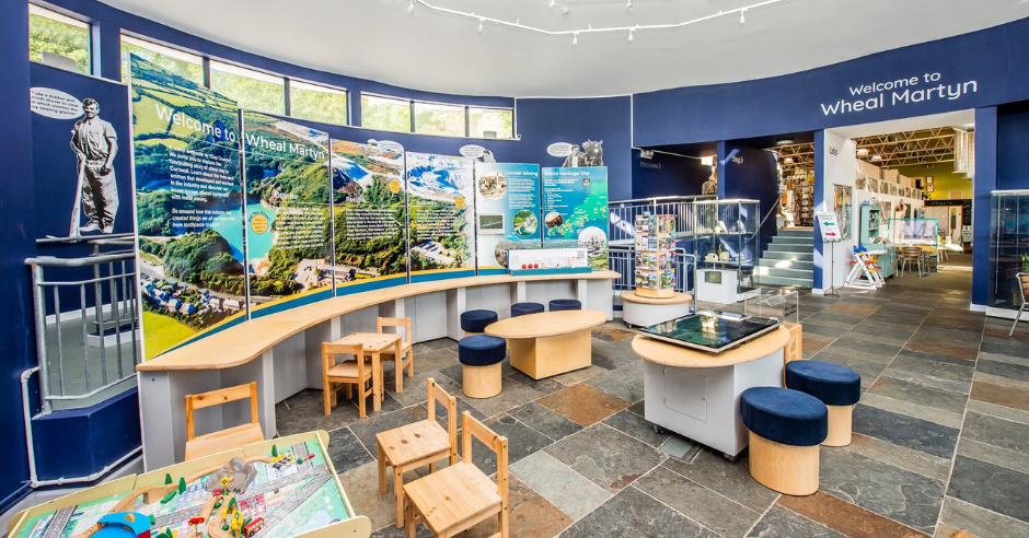 The interactive displays at Wheal Martyn