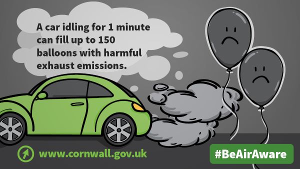 #BeAirAware campaign graphic
