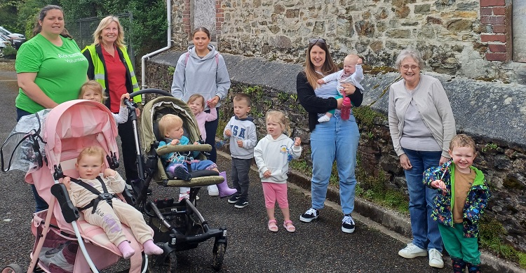 A recent Walk & Talk event in St Blazey