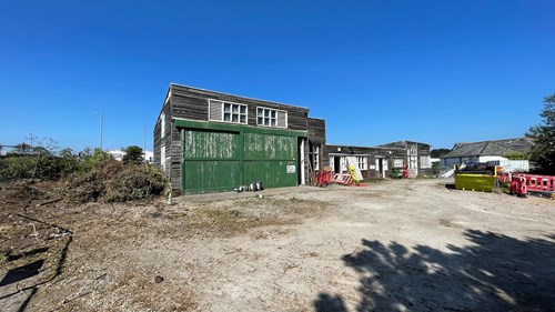 Work has begun to clear the site