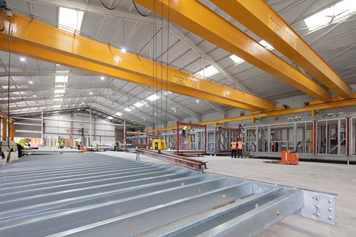 Work begins in the factory. Picture: Premier Modular