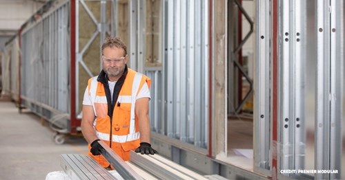 Work begins in the factory. Picture: Premier Modular